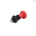 Elesa AISI 303 SS plunger, with locking nut, PMT.100-SST-10-M20x1, 5-AK-C6 PMT.100-SST-AK